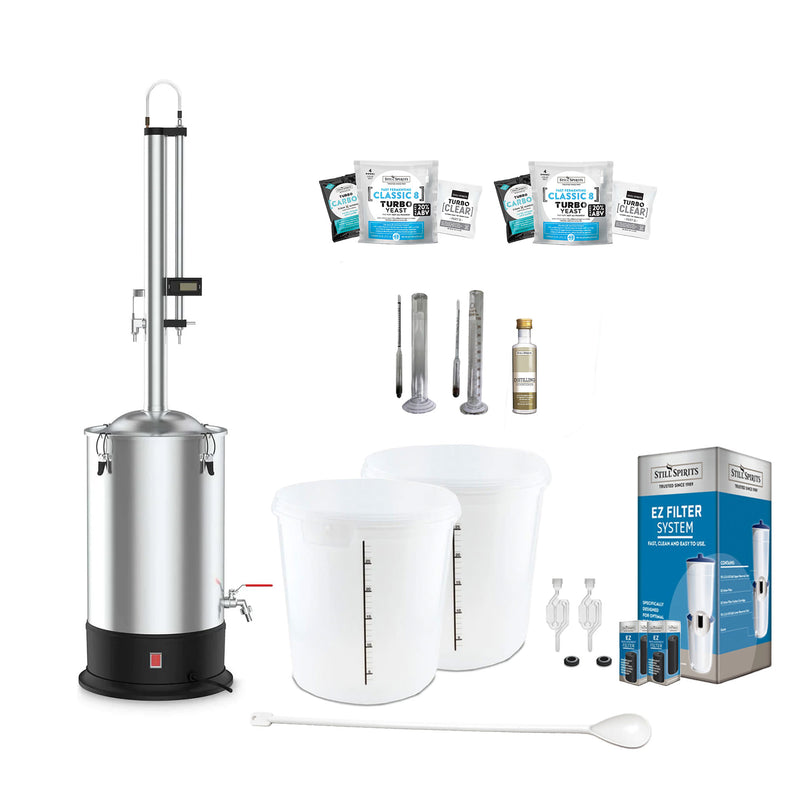 Still Spirits Turbo 500 with Stainless Steel Condenser Deluxe Starter Pack