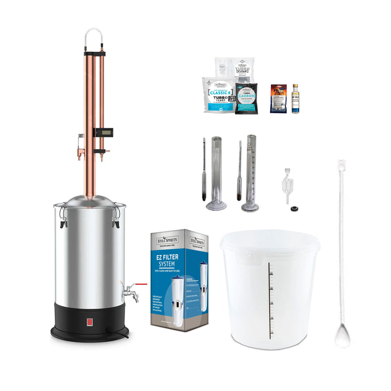 Still Spirits Turbo 500 with Copper Reflux Condenser Basic Starter Pack