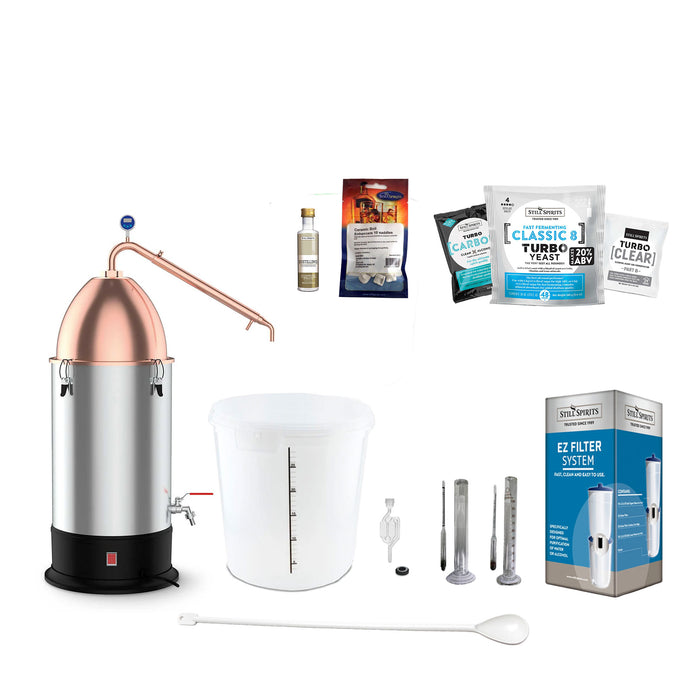 Still Spirits Turbo 500 with Copper Alembic Dome Basic Starter Pack