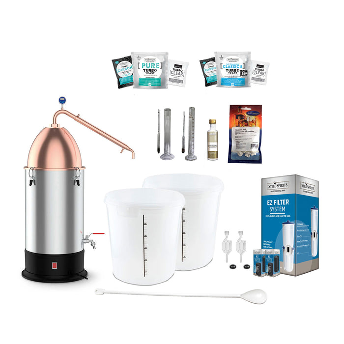 Still Spirits Turbo 500 with Copper Alembic Dome Deluxe Starter Pack