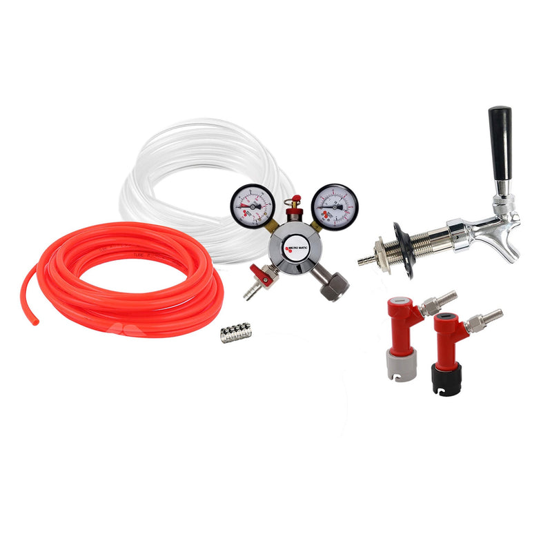 Homebrew Kegging Kit Pin Lock with Shank and Faucet