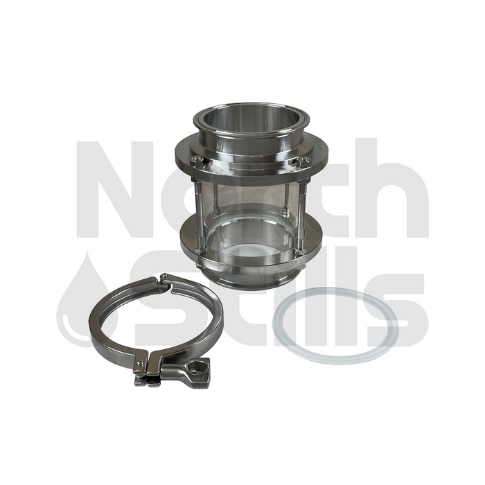 4" Tri-Clamp Sight Glass with Clamp and Gasket