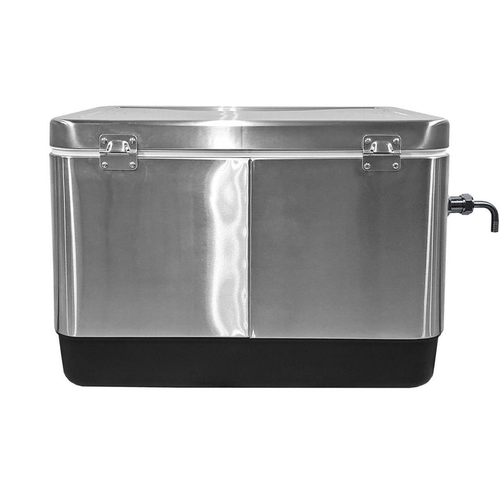 Jockey Box - Picnic Cooler Stainless Steel 54 Qt, 2 Faucets    - Toronto Brewing