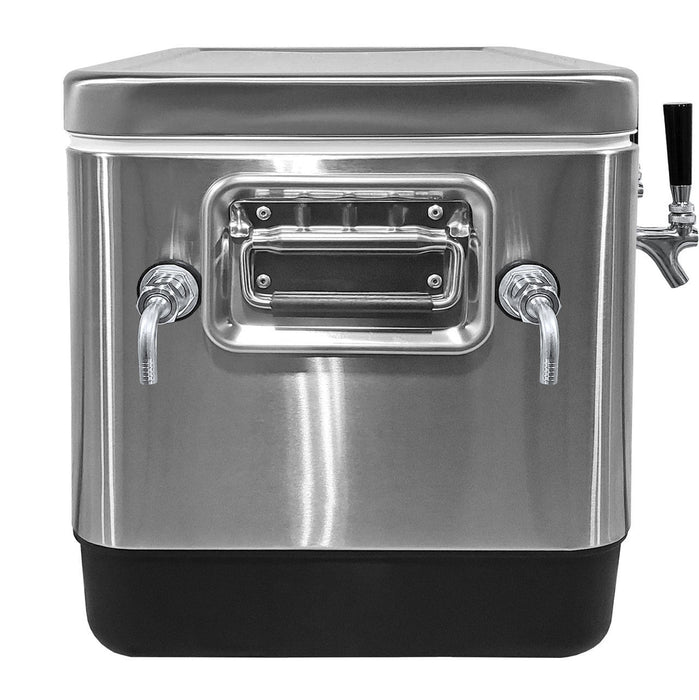 Jockey Box - Picnic Cooler Stainless Steel 54 Qt, 2 Faucets    - Toronto Brewing