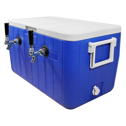 Jockey Box - Picnic Cooler 48 Qt, 2 Faucets (Cold Plate)    - Toronto Brewing