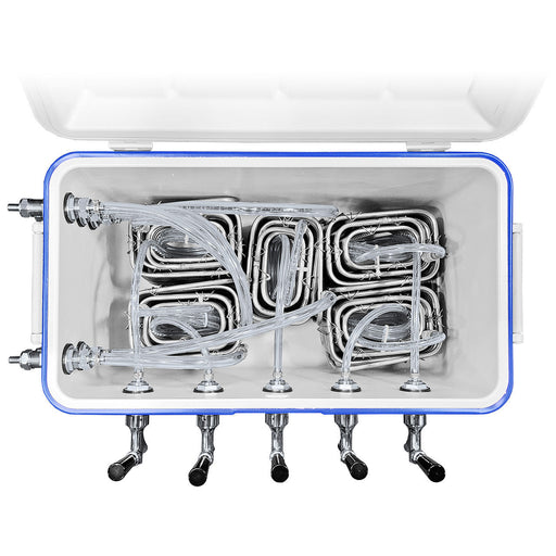 Jockey Box - Picnic Cooler 48 Qt, 5 Faucets    - Toronto Brewing