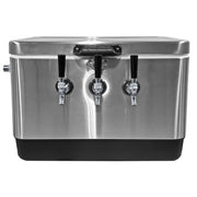Jockey Box - Picnic Cooler Stainless Steel 54 Qt, 3 Faucets    - Toronto Brewing