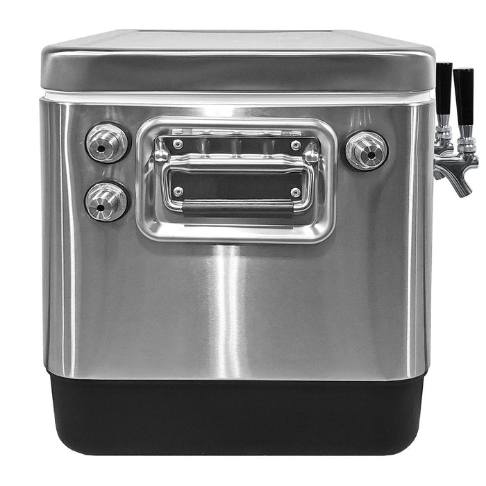 Jockey Box - Picnic Cooler Stainless Steel 54 Qt, 3 Faucets    - Toronto Brewing