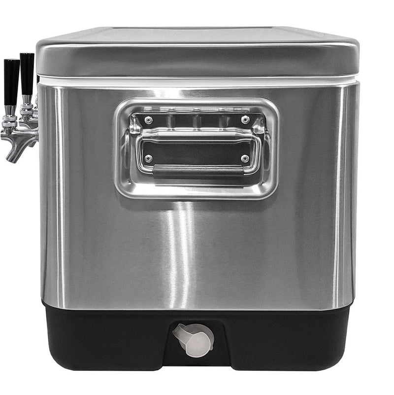Jockey Box - Picnic Cooler Stainless Steel 54 Qt, 4 Faucets    - Toronto Brewing