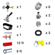 Jockey Box - CO2 Tapping Kit (2 Lines)    - Toronto Brewing