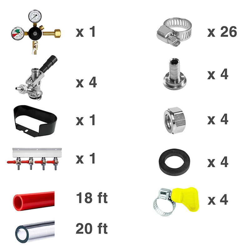 Jockey Box - CO2 Tapping Kit (4 Lines)    - Toronto Brewing