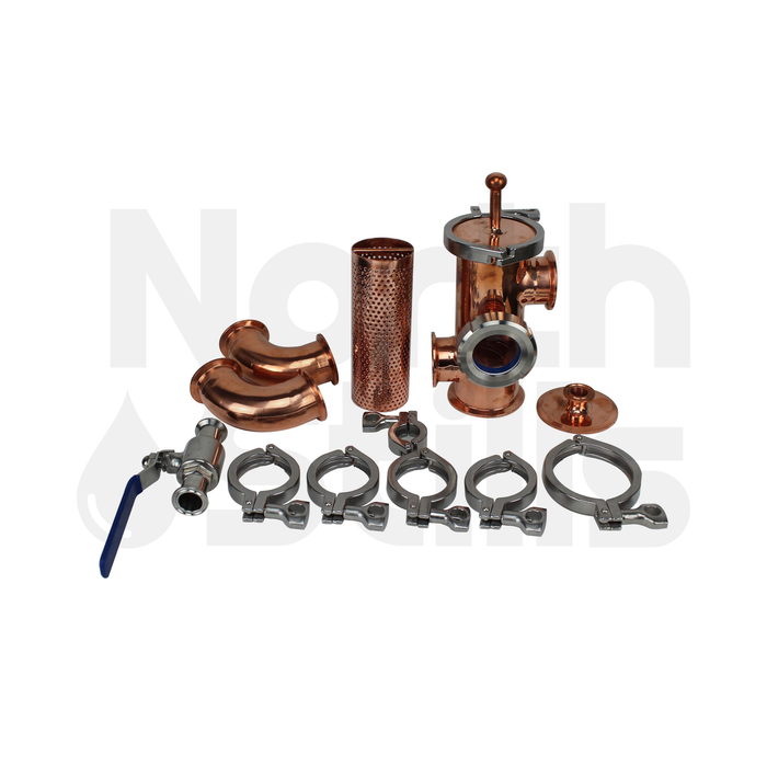 North Stills | 2″ Gin Basket Assembly (Copper)