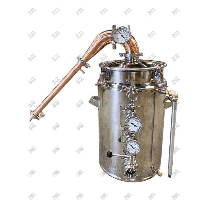 North Stills | 3" Copper Pot Still with 50L Double Walled Stainless Boiler    - Toronto Brewing