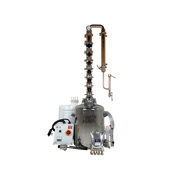 North Stills | 4” Copper Flute Still Kit - 6 Plates (100L)    - Toronto Brewing