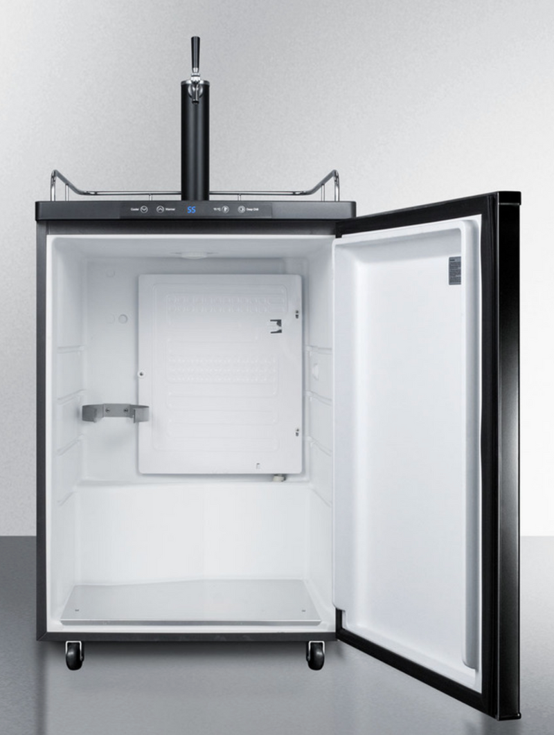 Summit | 5.6 cu. ft Single Tap Kegerator with Digital Thermostat (SBC635MBK)