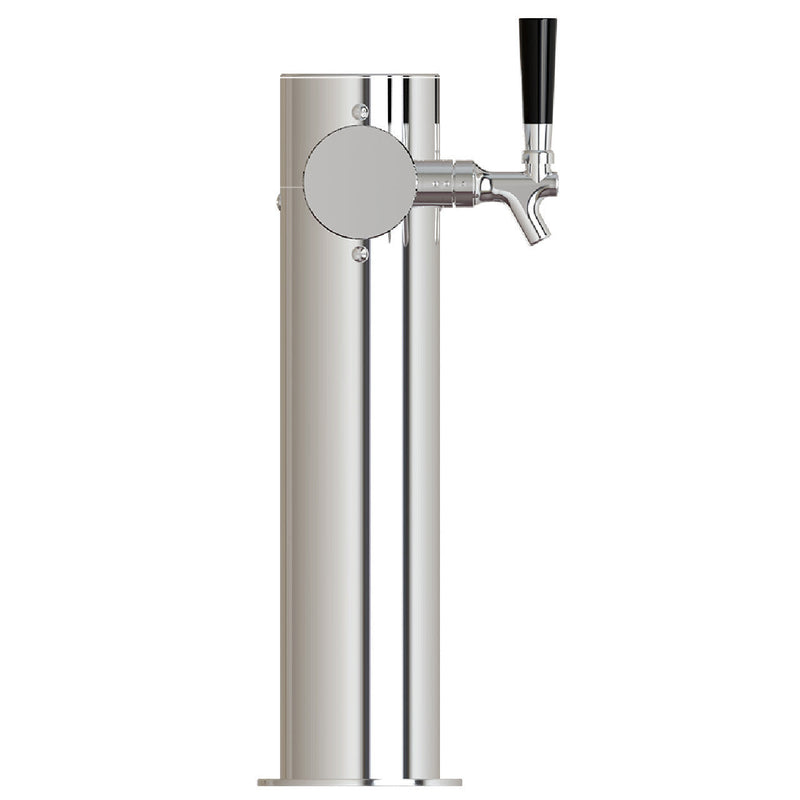 Ture Stainless Steel Beer Tower - 6 Taps (Glycol Chilled)