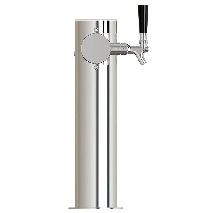 Ture Stainless Steel Beer Tower - 6 Taps (Glycol Chilled)