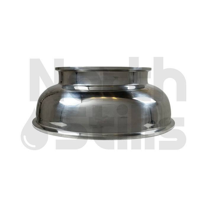 Tri-Clamp - 12" x 8" Tri-Clamp Bowl Reducer