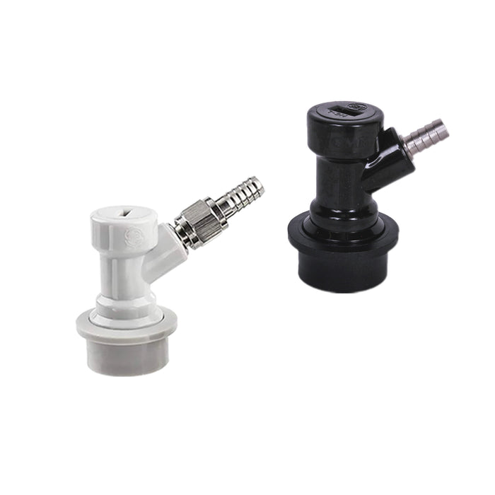 CM Becker Ball Lock MFL Gas Disconnect (with 5/16" Swivel Nut) and Barbed Beverage Disconnect