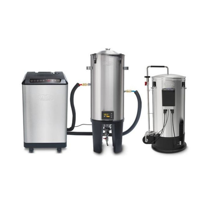 Grainfather G30-V3 (110V) and Conical Fermenter Bundle with Glycol Chiller - Advanced Brewery Setup