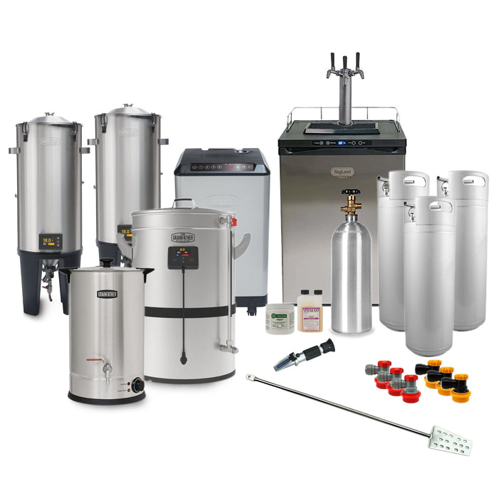 Grainfather | G40 Complete STARTER PRO BREWERY with Triple Tap Kegerator and Glycol Chiller