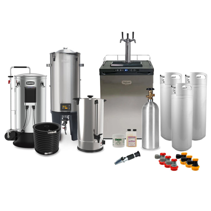 Grainfather | G30 (v3) Complete STARTER PLUS BREWERY with Triple Tap Kegerator