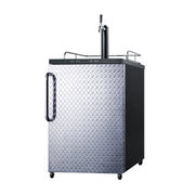 Summit | 5.6 cu.ft. Single Tap Kegerator - Diamond Plate (SBC635MDPL)    - Toronto Brewing