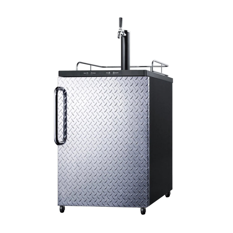 Summit | 5.6 cu.ft. Single Tap Kegerator - Diamond Plate (SBC635MDPL)    - Toronto Brewing
