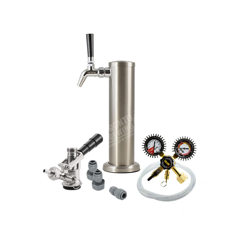Single Tap Tower Kegerator Kit (Sanke D)