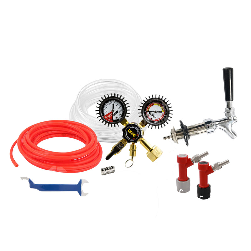 Homebrew Kegging Kit Pin Lock with Shank and Faucet