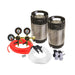 Basic Ball Lock Homebrew Kegging Kit for Two 2.5 Gallon Cornelius Kegs with Picnic Taps, and Dual Product Regulator    - Toronto Brewing