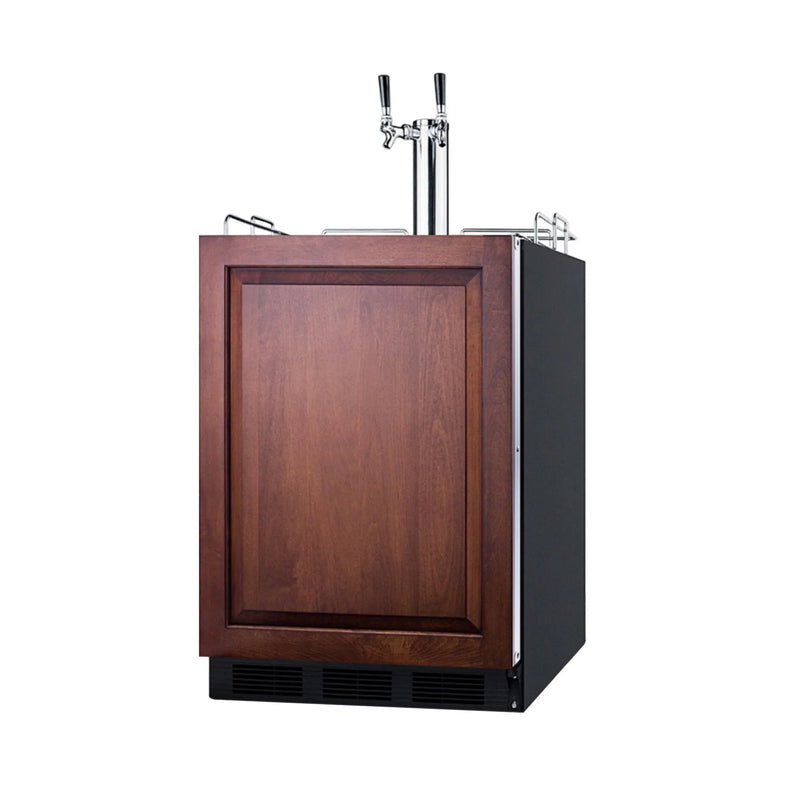 Summit | 5.5 cu. ft. Dual Tap Built-In Low Profile Kegerator - Panel Ready Door (SBC58BLBIADAIF)    - Toronto Brewing