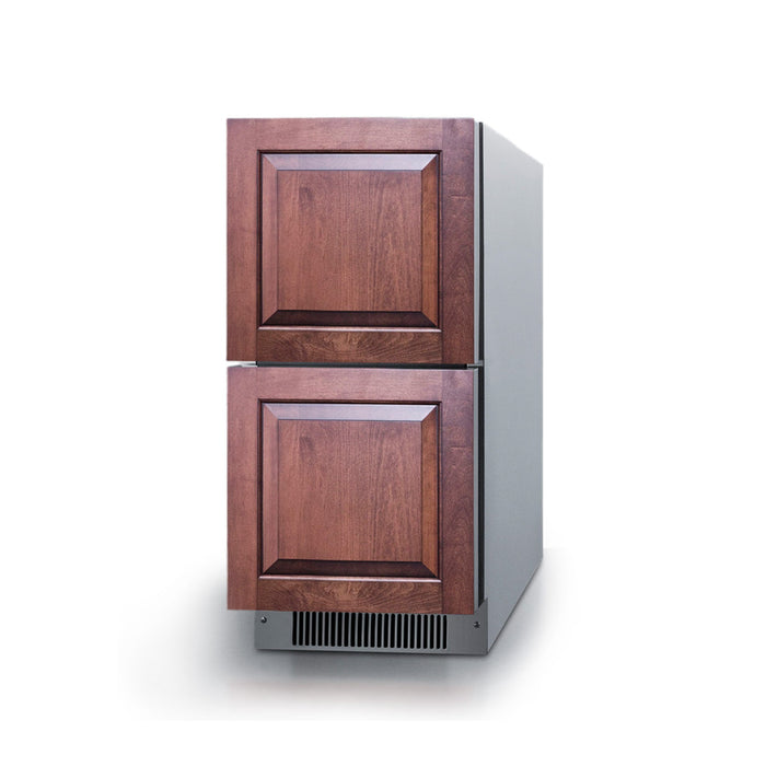 Summit | 15" Wide 2-Drawer All-Refrigerator, ADA Compliant (ADRD15)