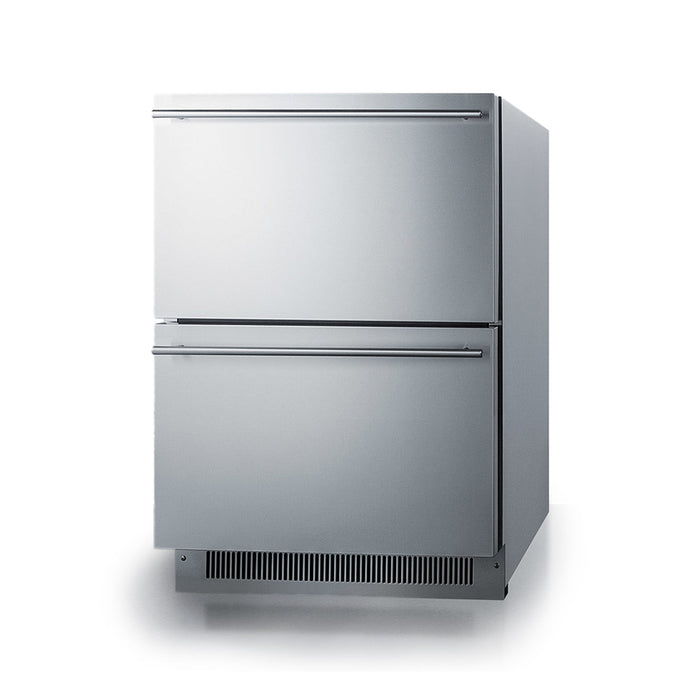Summit | 24" Wide 2-Drawer All-Refrigerator, ADA Compliant (ADRD24)