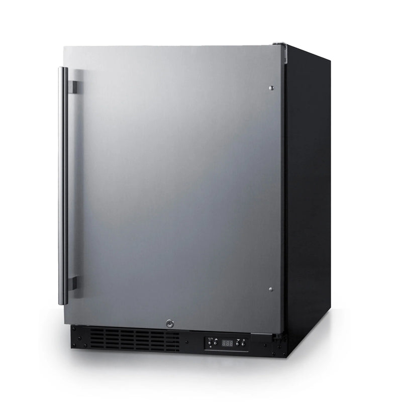 Summit | 24" Wide Built-In All-Freezer, ADA Compliant (ALFZ51) Black   - Toronto Brewing