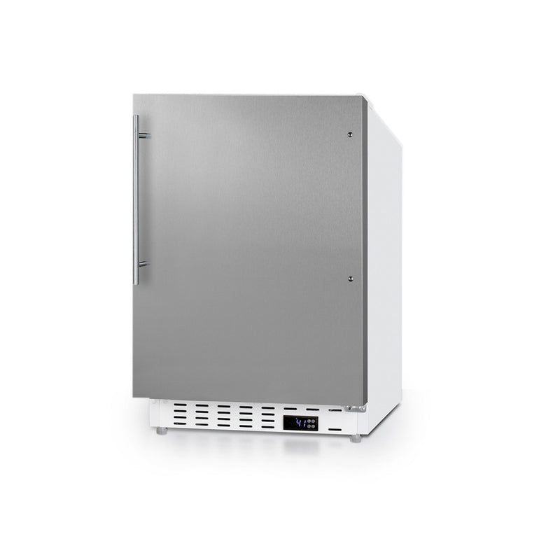 Summit | 21" Wide Built-In All-Refrigerator with Professional Style Handle, ADA Compliant (ALR47BCSSHV)