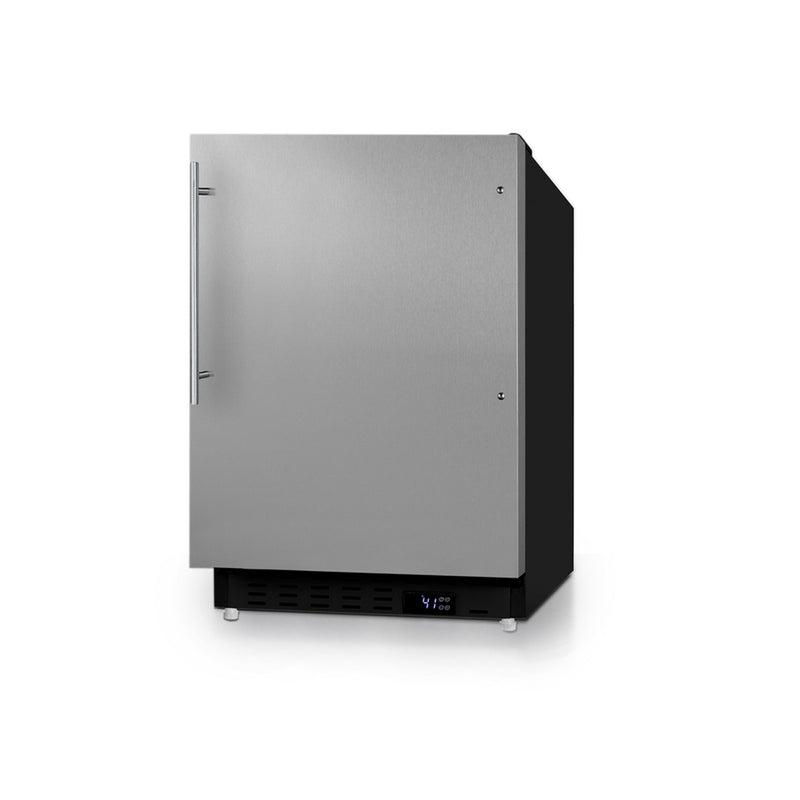 Summit | 21" Wide Built-In All-Refrigerator with Professional Style Handle, ADA Compliant (ALR47BCSSHV)