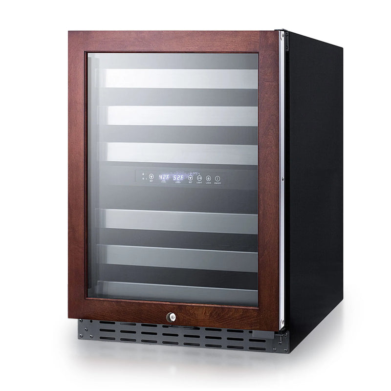 Summit | 24" Wide Built-In Dual Zone Wine Cellar, ADA Compliant (ALWC532) Panel Ready   - Toronto Brewing