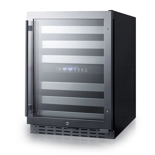 Summit | 24" Wide Built-In Dual Zone Wine Cellar, ADA Compliant (ALWC532) Black   - Toronto Brewing