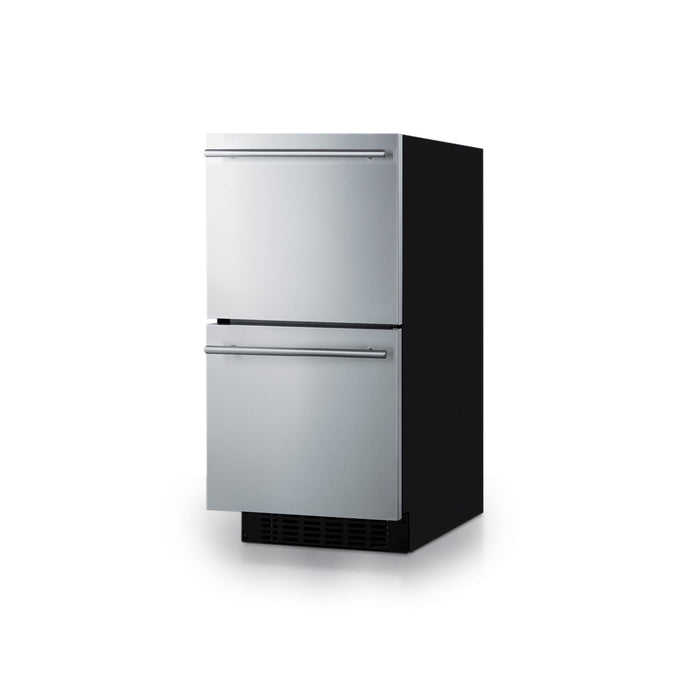 Summit | 15" Wide 2-Drawer All-Refrigerator, ADA Compliant (ASDR1524)
