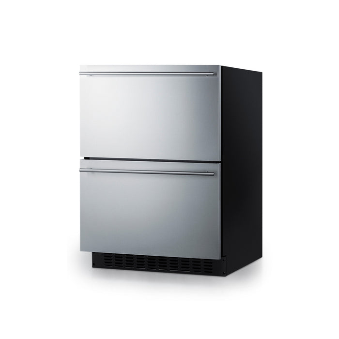 Summit | 24" Wide 2-Drawer All-Refrigerator, ADA Compliant (ASDR2414)