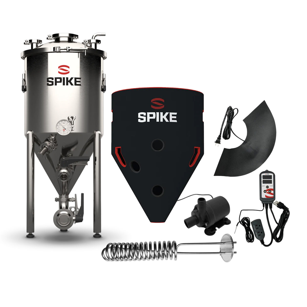 Complete CF15 Conical Kit Spike Brewing — floridabrewing
