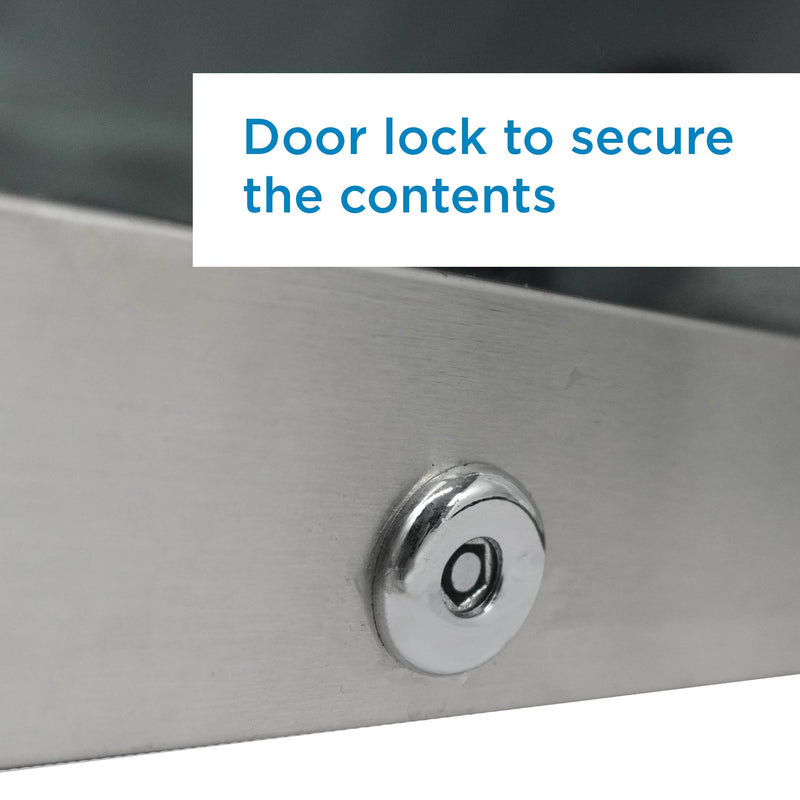 Danby | 4.5 cu. ft. Free-Standing Beverage Center - Stainless Steel (DBC045L1SS)