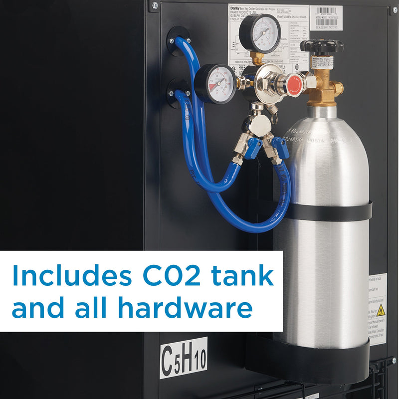 Danby | 5.4 cu. ft. Dual Tap Kegerator - Stainless Steel (DKC054A1BSL2DB)