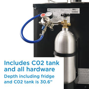 Sparkle Stream Kegerator - Single Tap Soda Water Dispenser    - Toronto Brewing