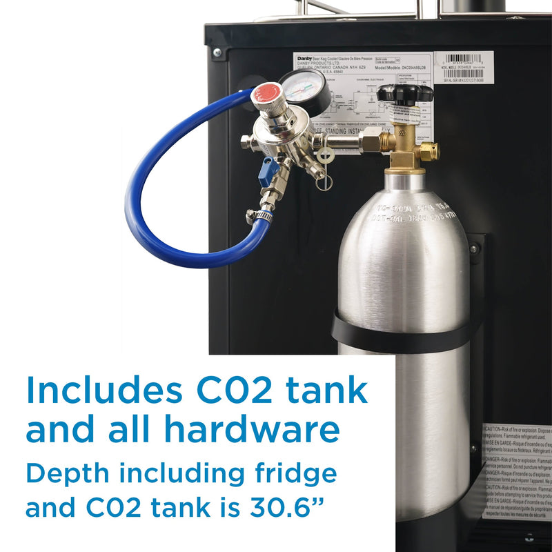 Sparkle Stream Kegerator - Single Tap Soda Water Dispenser    - Toronto Brewing