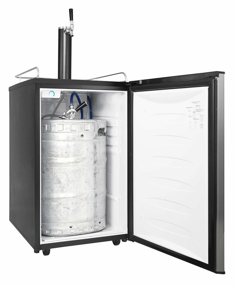 Danby | 5.4 cu. ft. Single Tap Kegerator - Stainless Steel (DKC054A9SLDB)