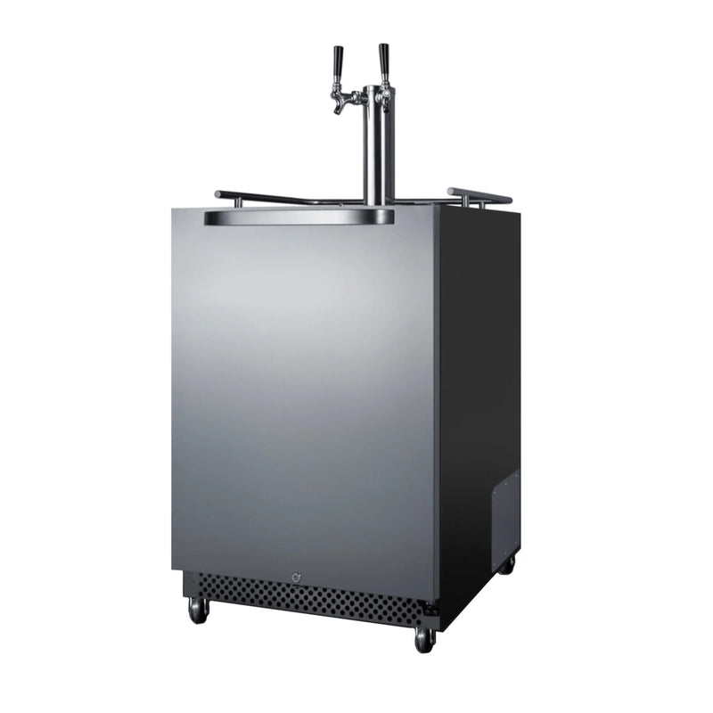 Summit | 6.04 cu.ft. Dual Tap Built-In Outdoor Kegerator - Stainless Door (SBC696OSTWIN) No   - Toronto Brewing