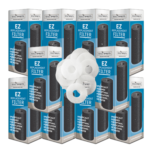 Still Spirits EZ Filter Carbon Cartridge Replacements and Washers x10    - Toronto Brewing