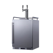 Summit | 5.6 cu. ft. Dual Tap Built-In Outdoor Kegerator - Stainless Door and Cabinet (SBC683OSTWIN)    - Toronto Brewing